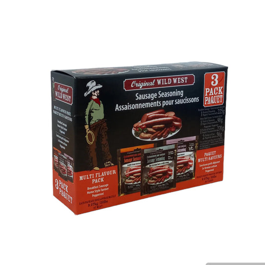 Wild West Sausage Seasoning 3 Pack