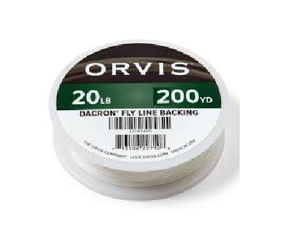 Orvis Dacron Backing White 20lb 200yds