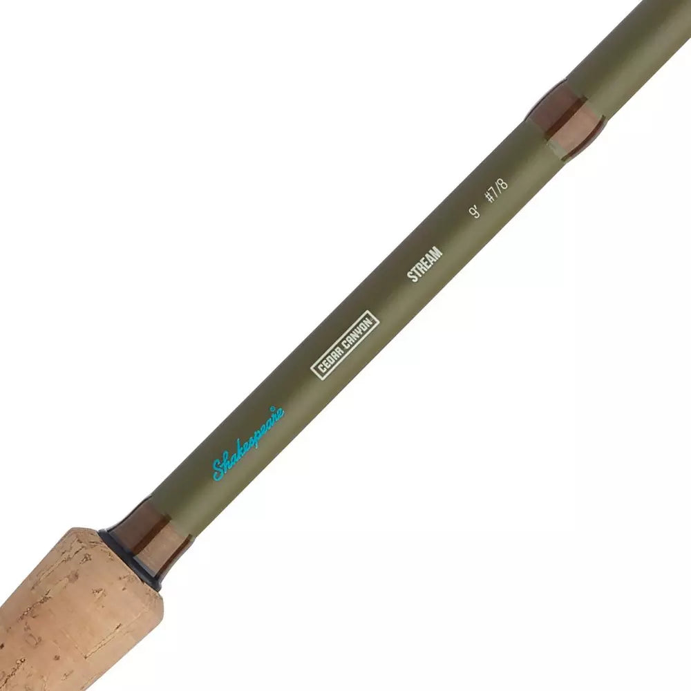 Shakespeare Cedar Canyon Stream Fly Rod Combo 9' 7/8wt 3pc
