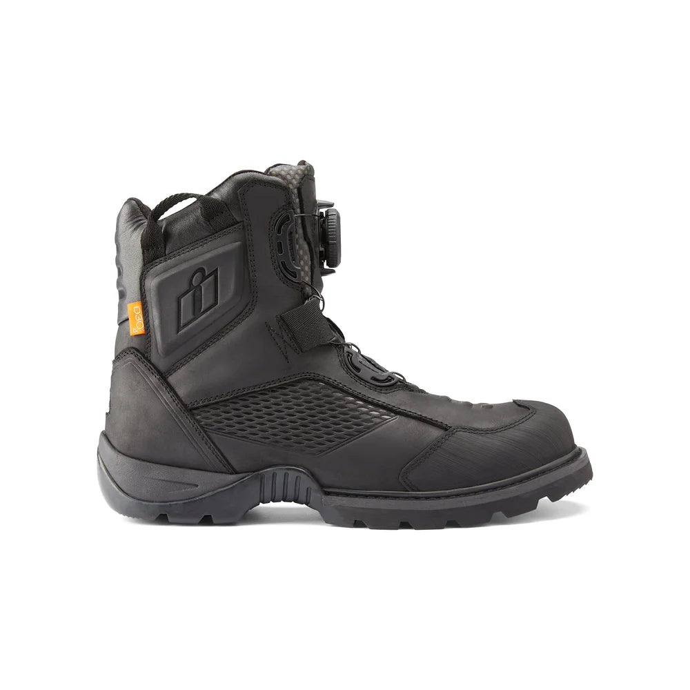 ICON Stormhawk Boots Black Size 10