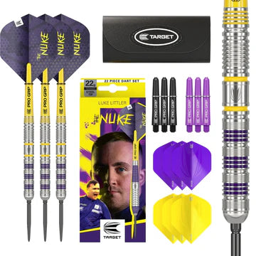 Target Darts Luke Littler Steel Tip Darts Brass 22g