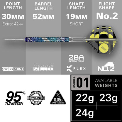 Target Darts Luke Littler Edge SP Dart Set