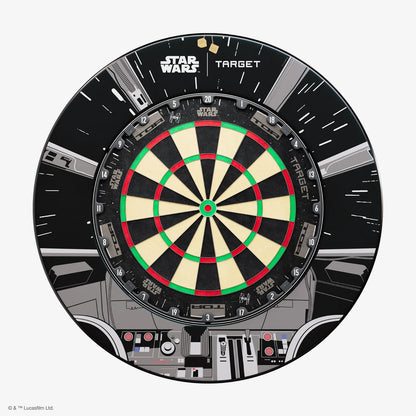 Target Darts Millennium Falcon Dartboard and Surround Bundle