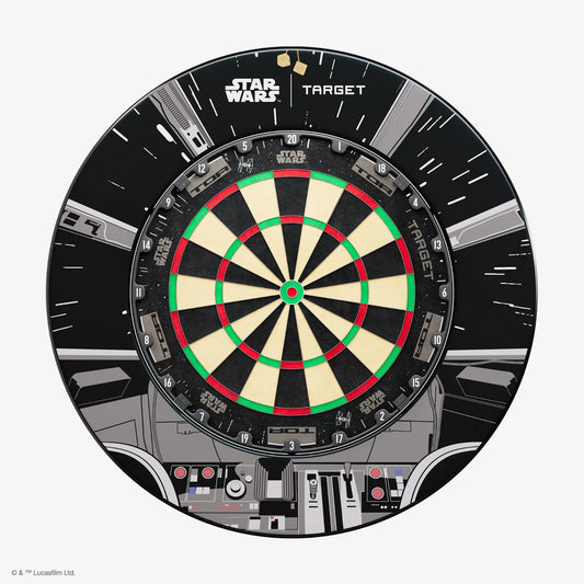 Target Darts Millennium Falcon Dartboard and Surround Bundle