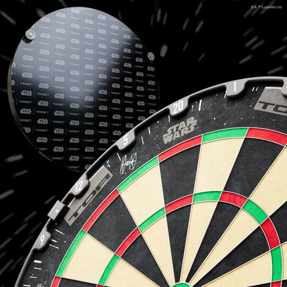 Target Darts Millennium Falcon Dartboard and Surround Bundle