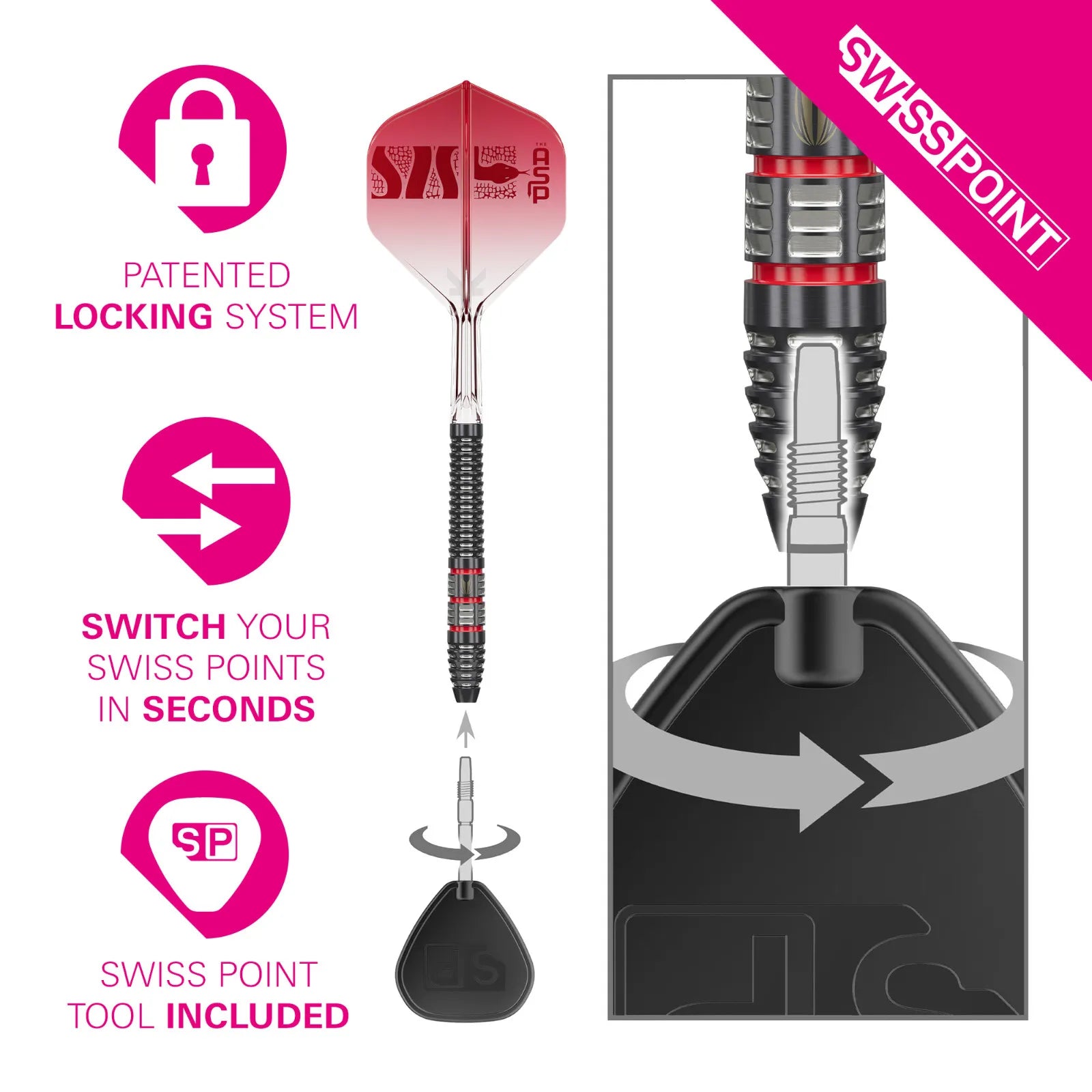 Target Darts Nathan Aspinall 95K SP Dart Set