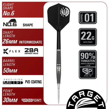 Target Darts Paul Lim The Legend G9 Dart Set