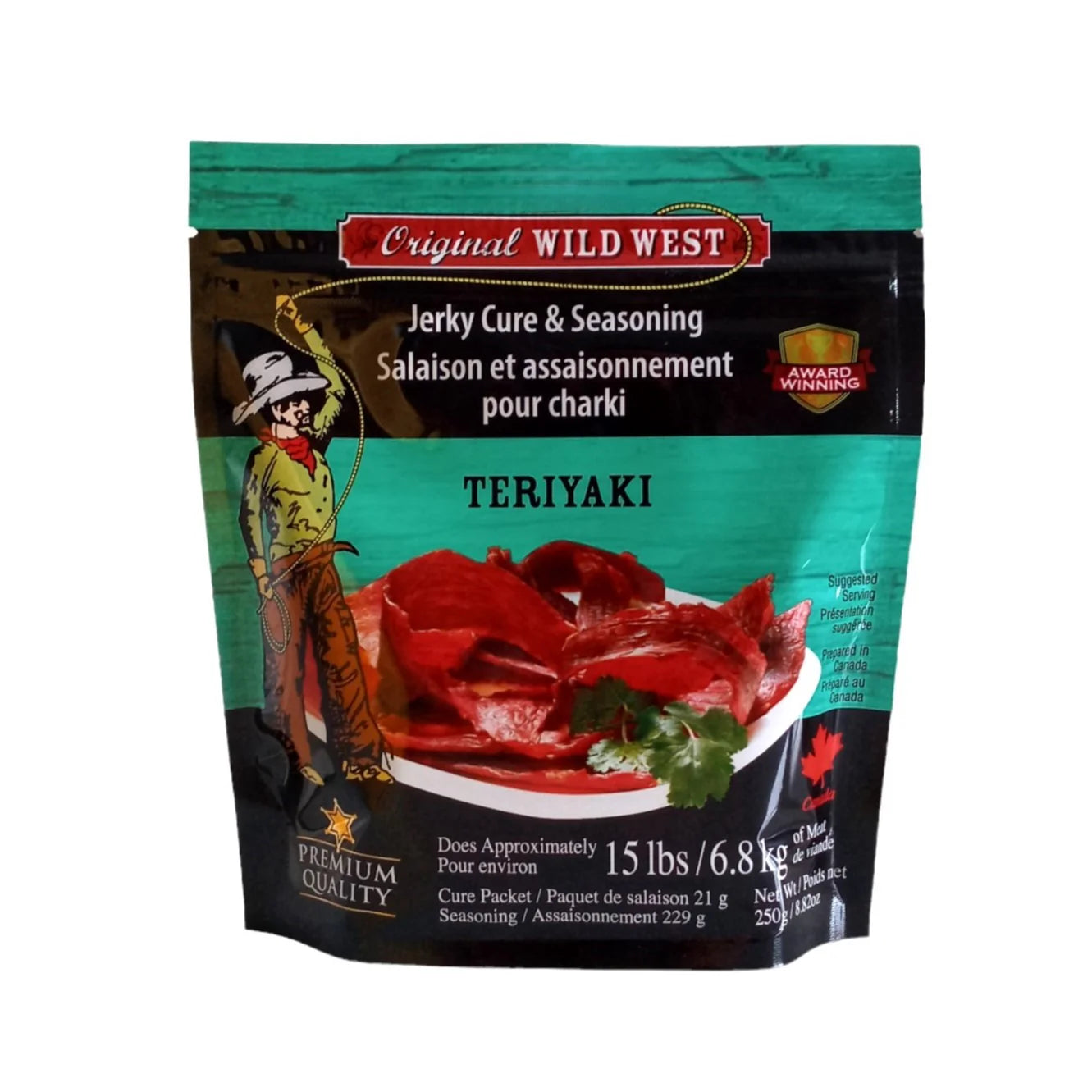 Wild West Jerky Cure and Seasoning Teriyaki