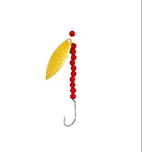 Riptide Fishing Tackle Single Blade Gold Spinner