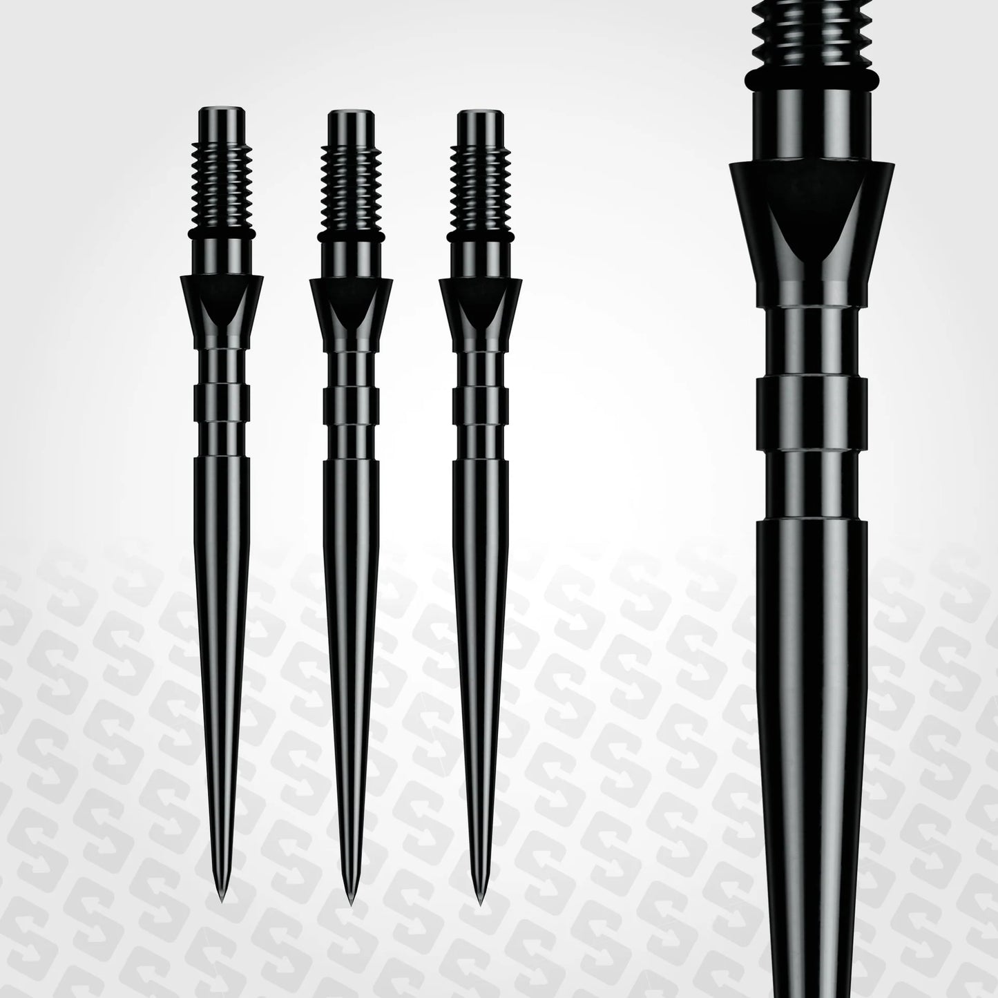 Winmau Switch Points Grooved Black