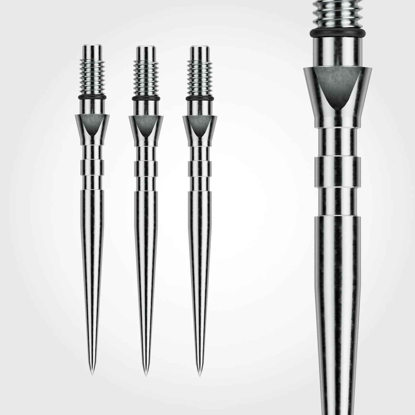 Winmau Switch Points Grooved Silver