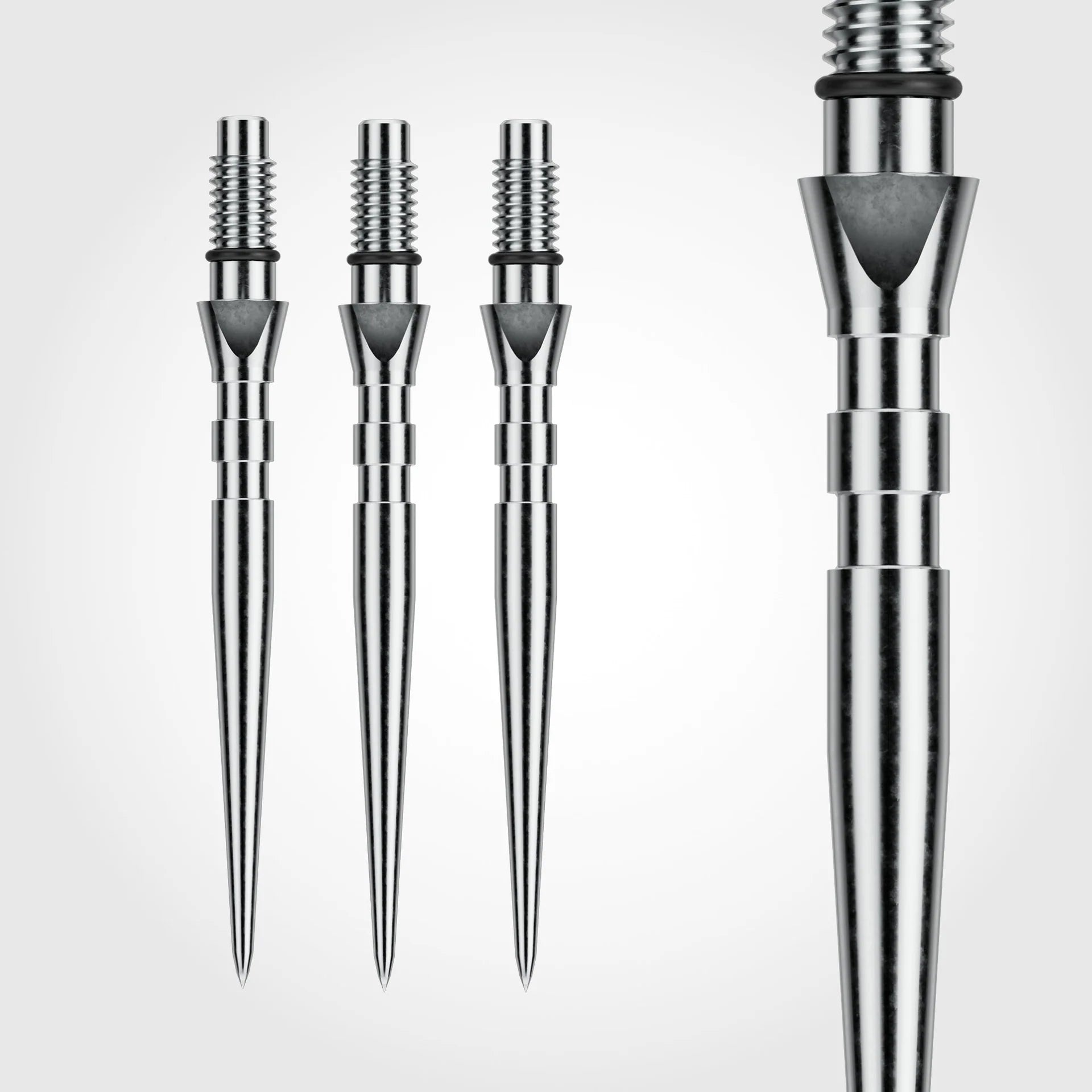 Winmau Switch Points Grooved Silver