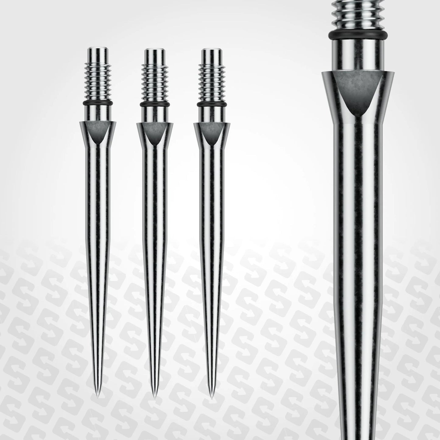 Winmau Switch Points Smooth Silver