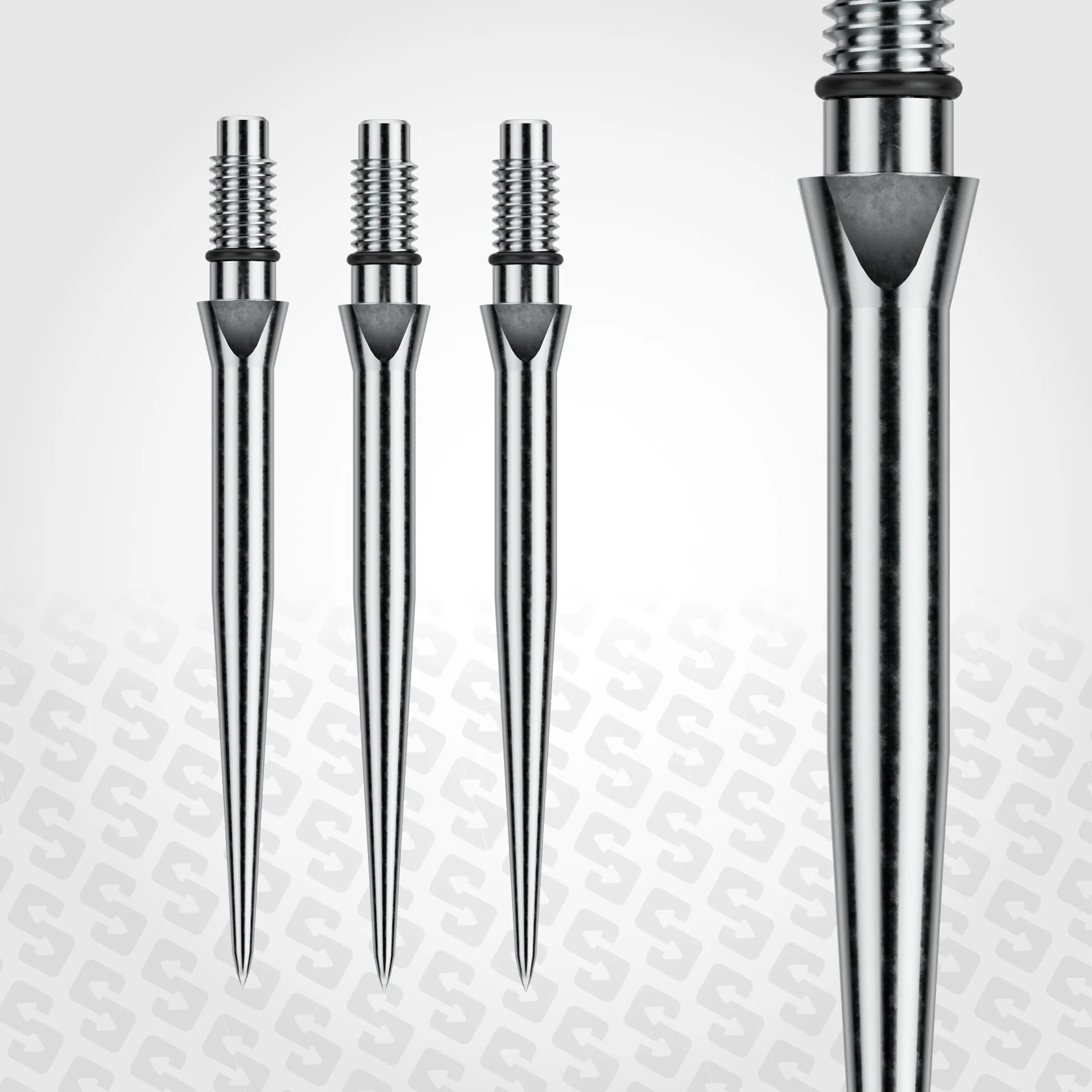 Winmau Switch Points Smooth Silver