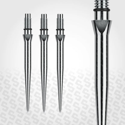 Winmau Switch Points Smooth Silver