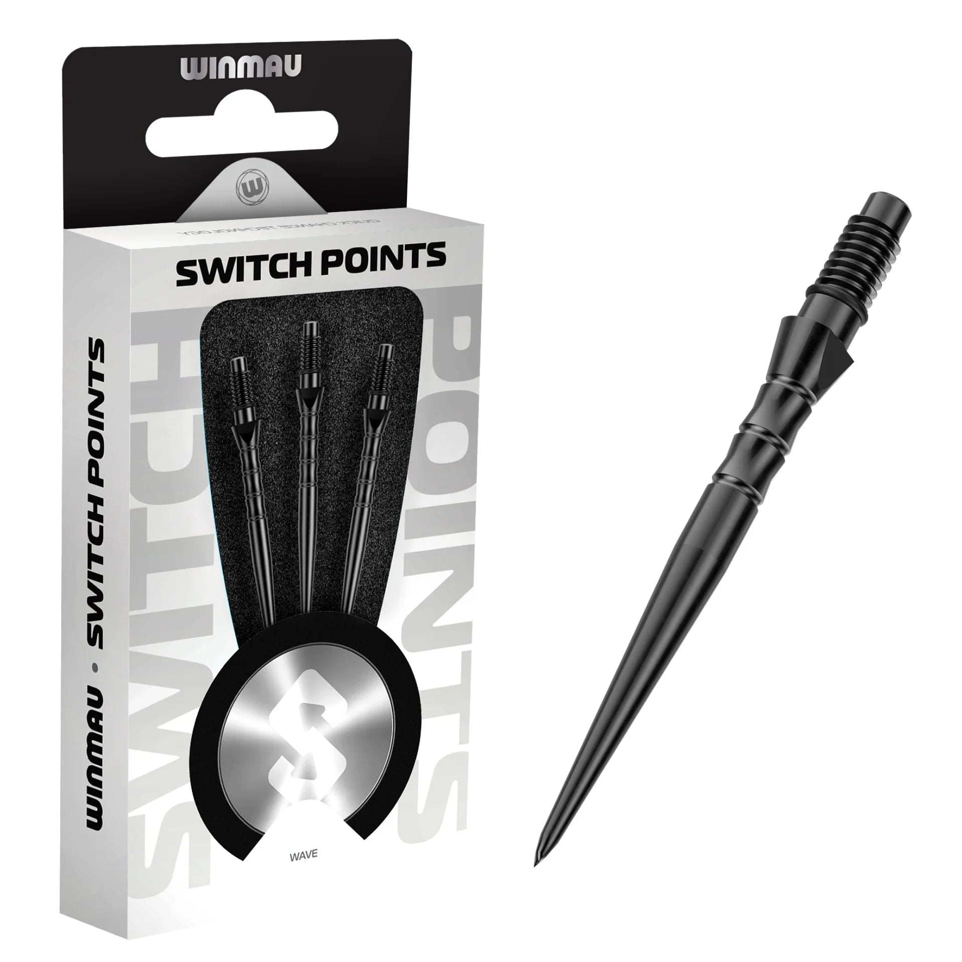 Winmau Switch Points Wave Black