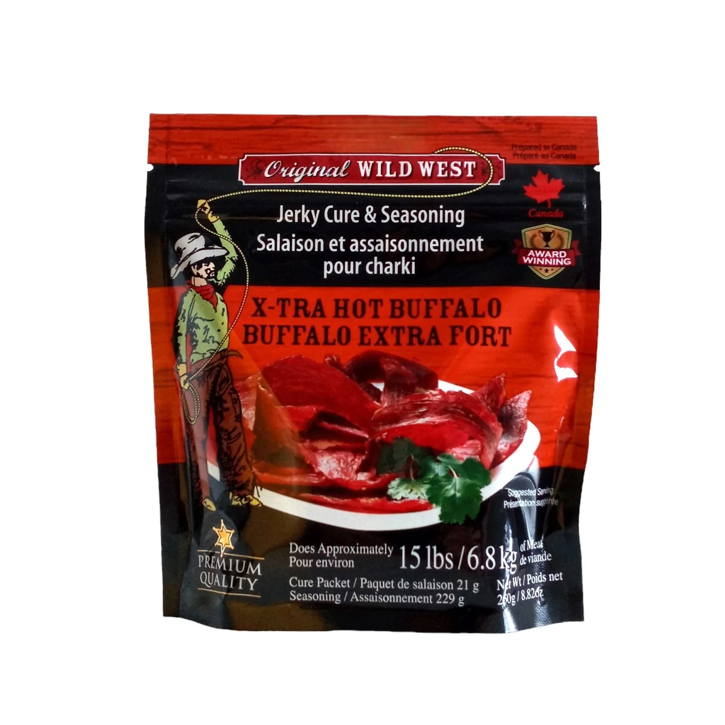 Wild West Jerky Cure X-Tra Hot Buffalo
