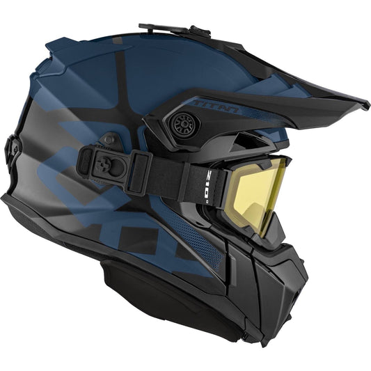 Helmet CKX Titan Original Dual Lens Polar Black Size L