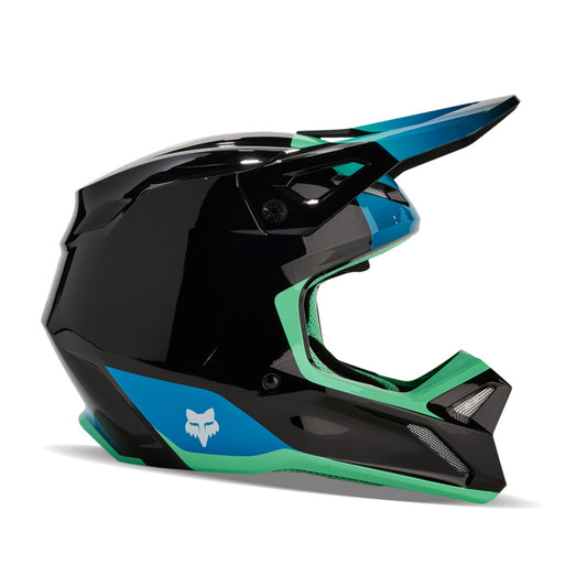 Fox V1 Ballast Helmet BK/BU LG
