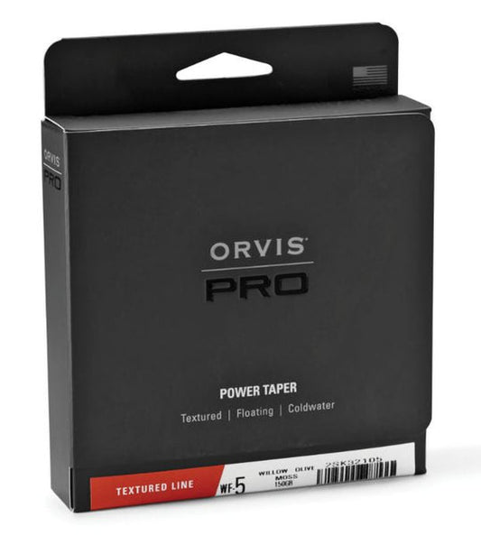 Orvis Pro Power Taper Textured Fly Line Willow/Olive/Moss 8wt