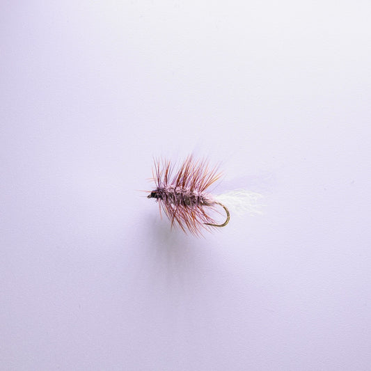 Dry Fly Brown Hackle Bugs #8