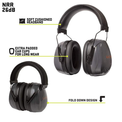 Allen ULTRX Defender Passive Earmuff Grey