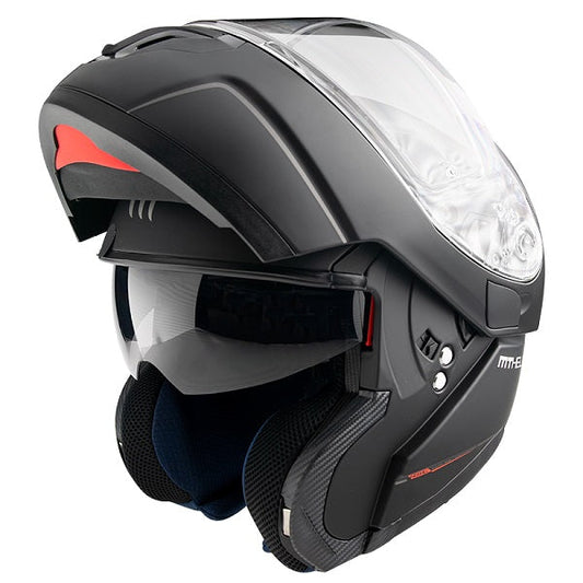 Atom Helmet SV Solid D/L BLK 2XL