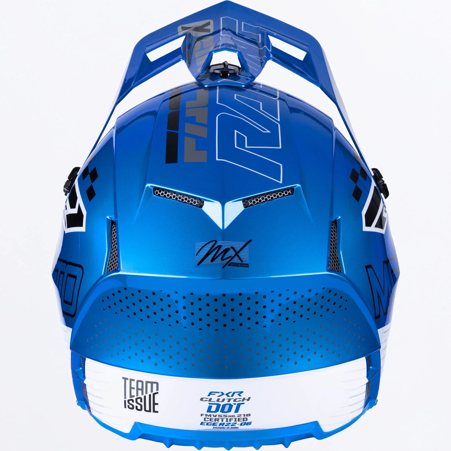 FXR Clutch MX Helmet Youth's Blue Size L