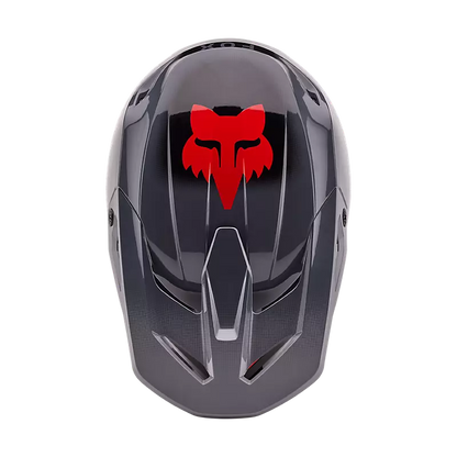 Fox V1 Intfere Helmet GY/RD XL