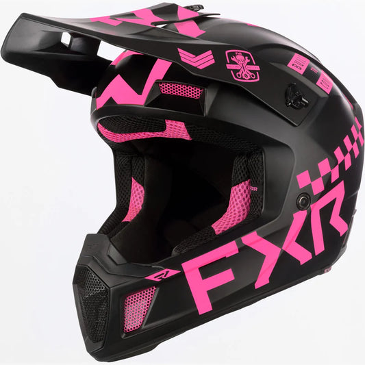 FXR Clutch Gladiator Helmet Pink Size L
