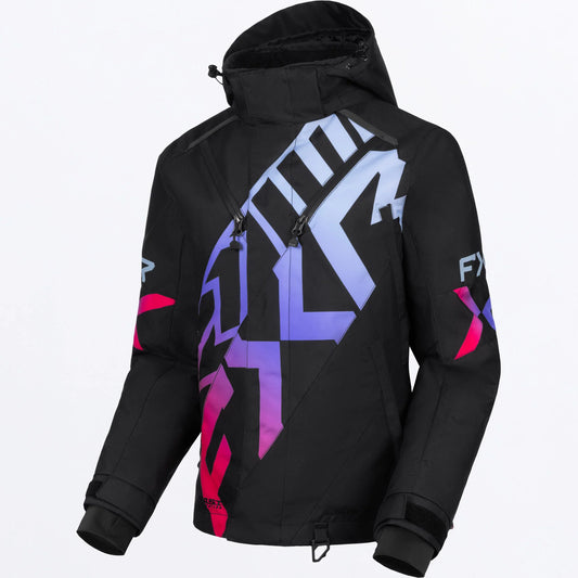 Women's Cold Cross CX Jacket Black and Twilight Size 8