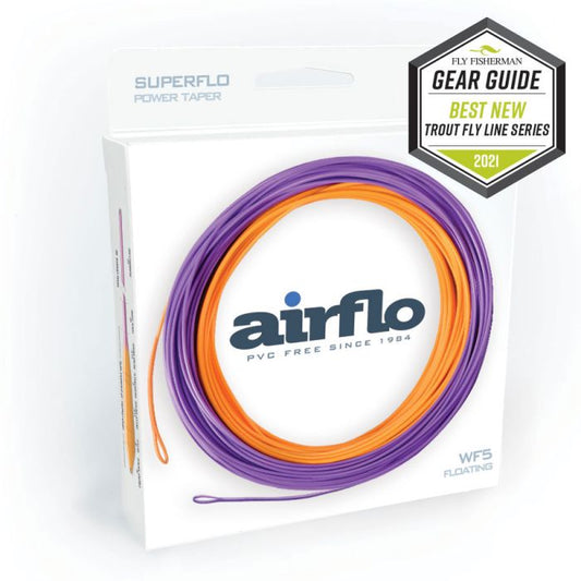 Airflo Superflo Power Taper Sunburst/Purple WF8