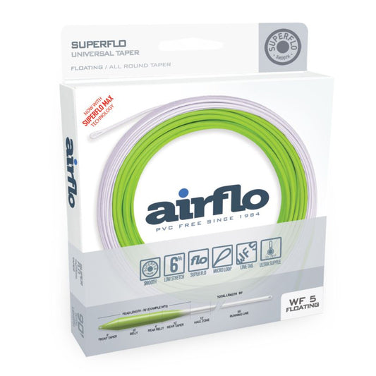Airflo Superflo Universal Taper Chartreuse/White WF6