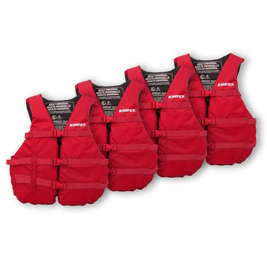 Kimpex Adult Universal Life Jacket Red