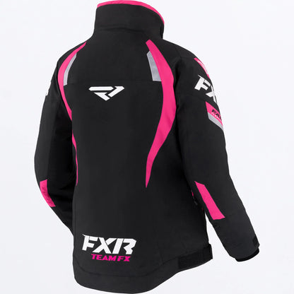 FXR Team FX Jacket Women's Black and Fuchsia Size 6