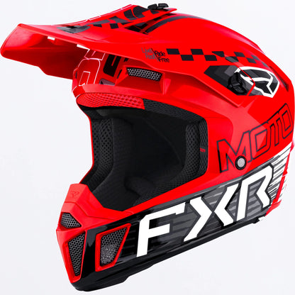 FXR Clutch MX Helmet Youth's Red Size XL