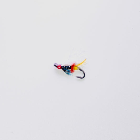 Wet Fly Black Doctor White Wing #12
