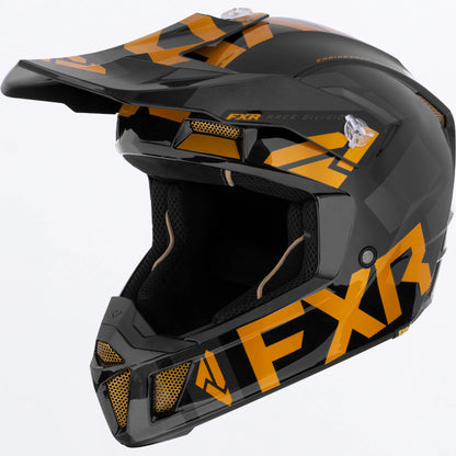 FXR Clutch EVO LE Helmet Black/Gold Size XS