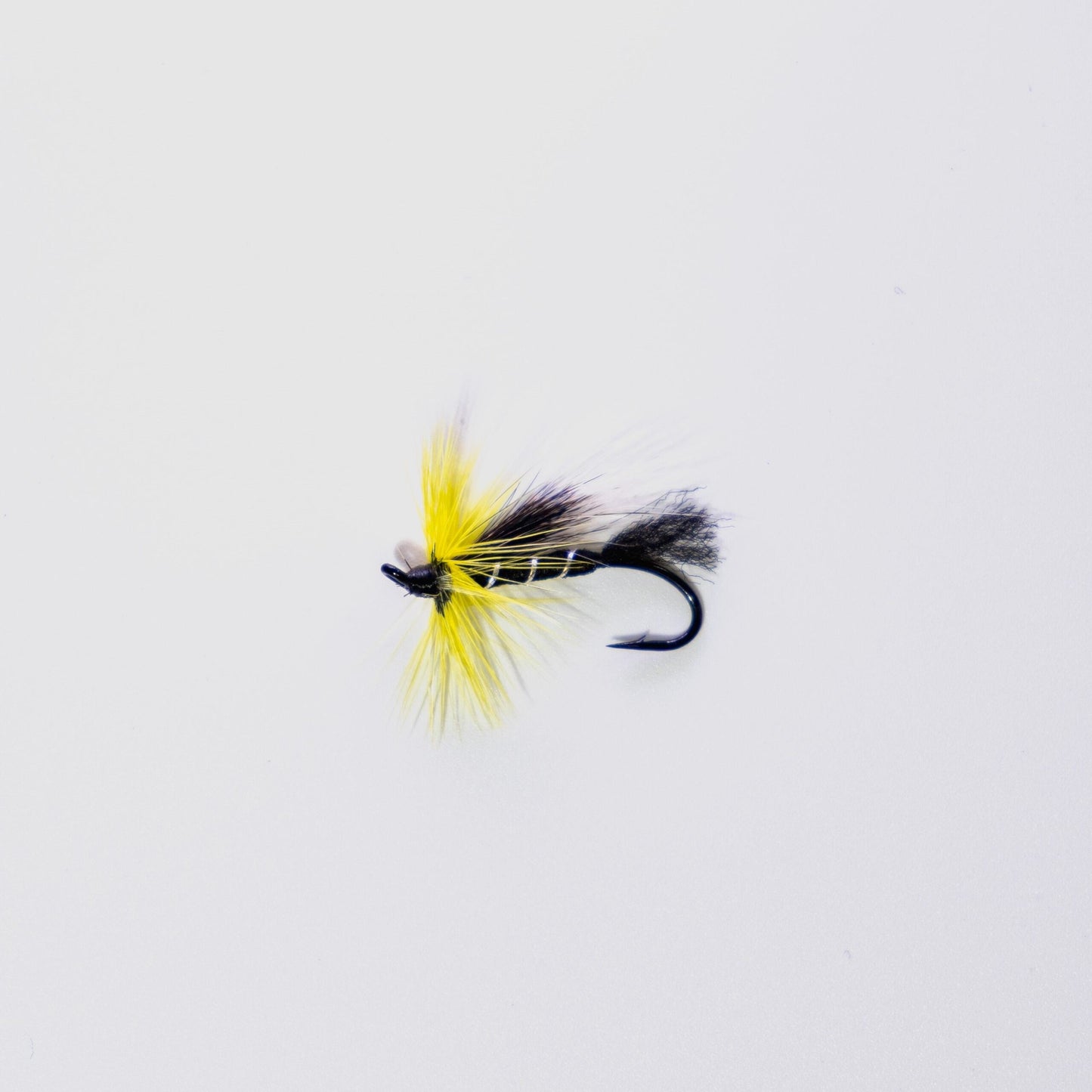 Wet Fly Black Cosseboom Black Hackle #8