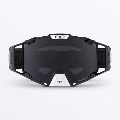 FXR Pilot Goggles Black and White
