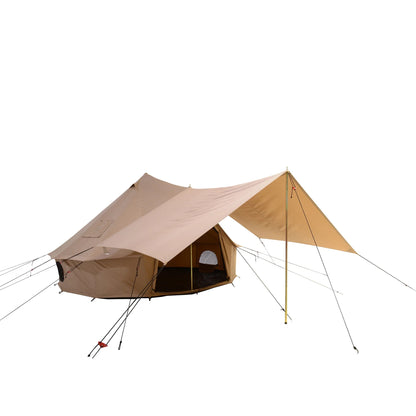White Duck Awning for 10' Regatta Tents Sandstone