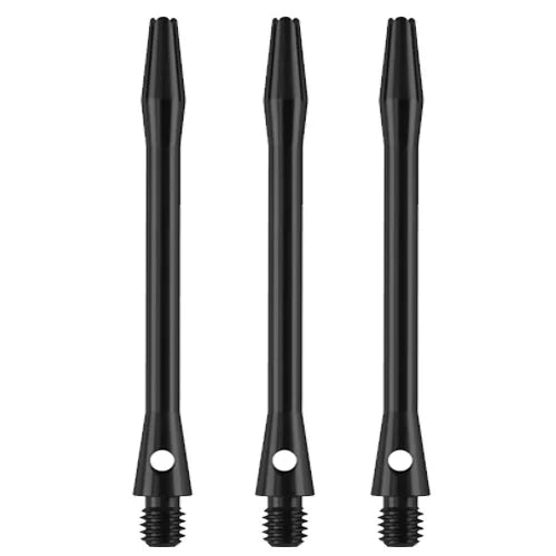 British Darts Anodised Alloy Shafts Black Super Short