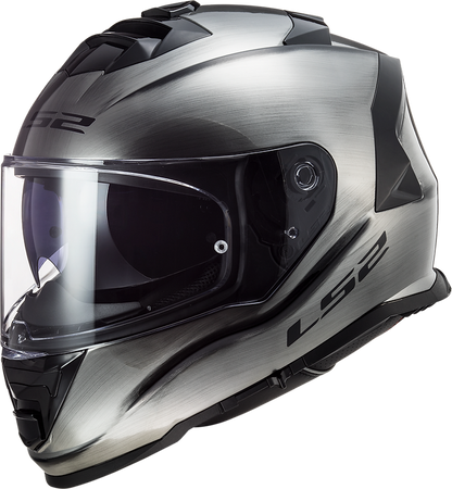 LS2 Assault Helmet Glossy Brushed Alloy Size L