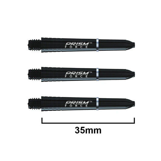 Winmau Prism Force Dart Shafts Black Short