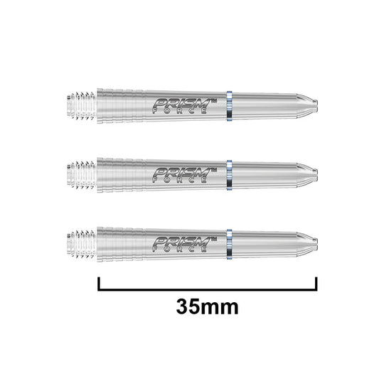 Winmau Prism Force Dart Shafts White Short