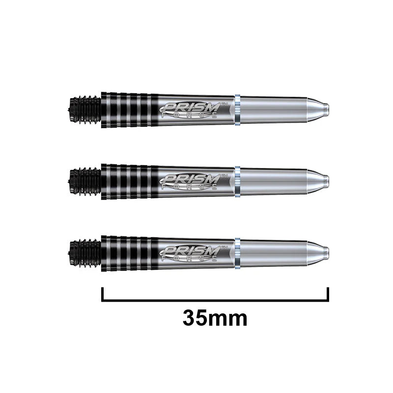 Winmau Prism Force Dart Shafts Clear Short