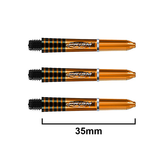 Winmau Prism Force Dart Shafts Orange Short