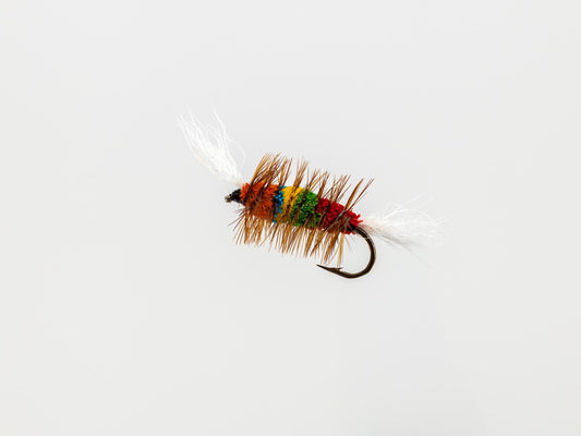Dry Fly Skittles Brown Hackle Bomber