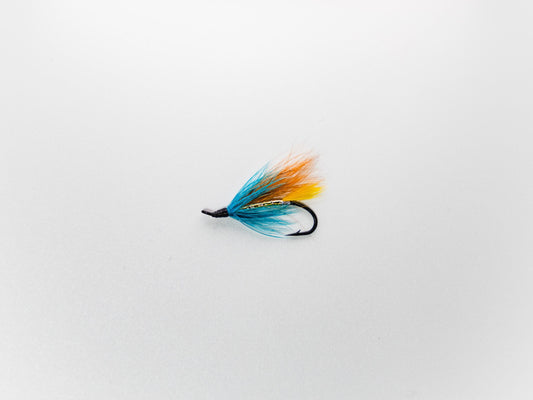 Wet Fly Gold Blue Cosseboom #8