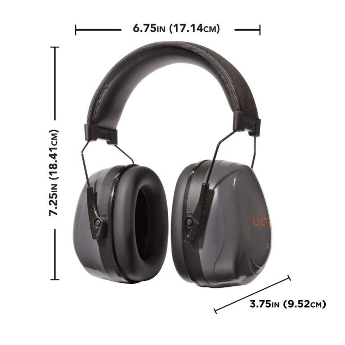 Allen ULTRX Defender Passive Earmuff Grey
